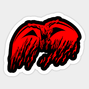 Red Demon Sticker